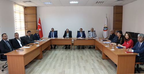 Valimiz Başkanlığında Değerlendirme Toplantısı Yapıldı.